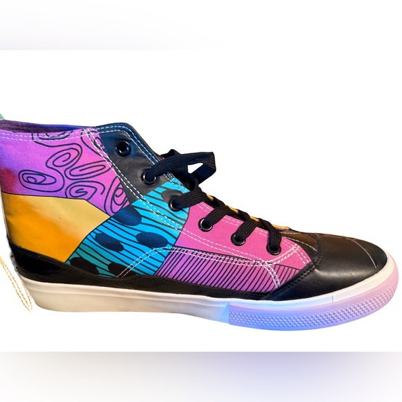 Disney NWT Nightmare Before Christmas Canvas Ankle High Top Sneakers (SH023) - Picture 5 of 8